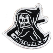 Customized Design Of Embroidered Patch Badge Custom Embroidery Ghost Patch For Different Style